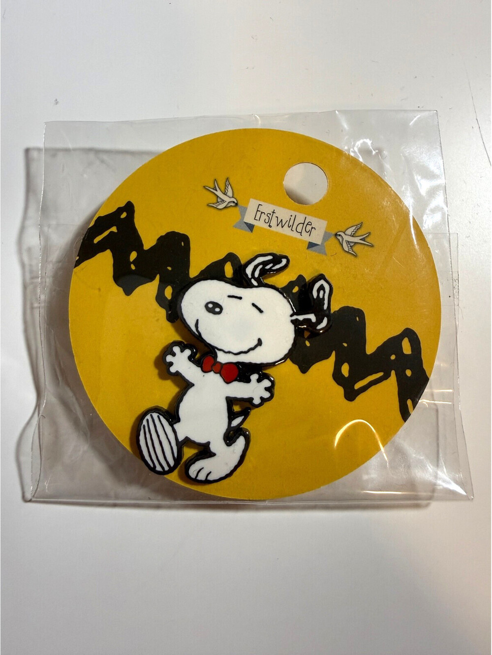 Snoopy Brooch Enamel Lapel Pin - Erstwilder x Peanuts 2020 Cartoon Licensed BNIB